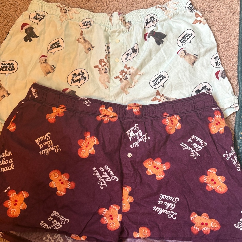 PINK Victoria's Secret Sleepwear Shorts set of 2